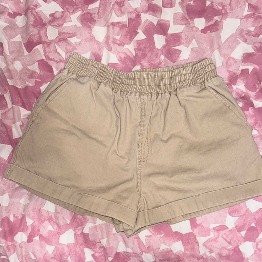 Casual Tan Women's Shorts